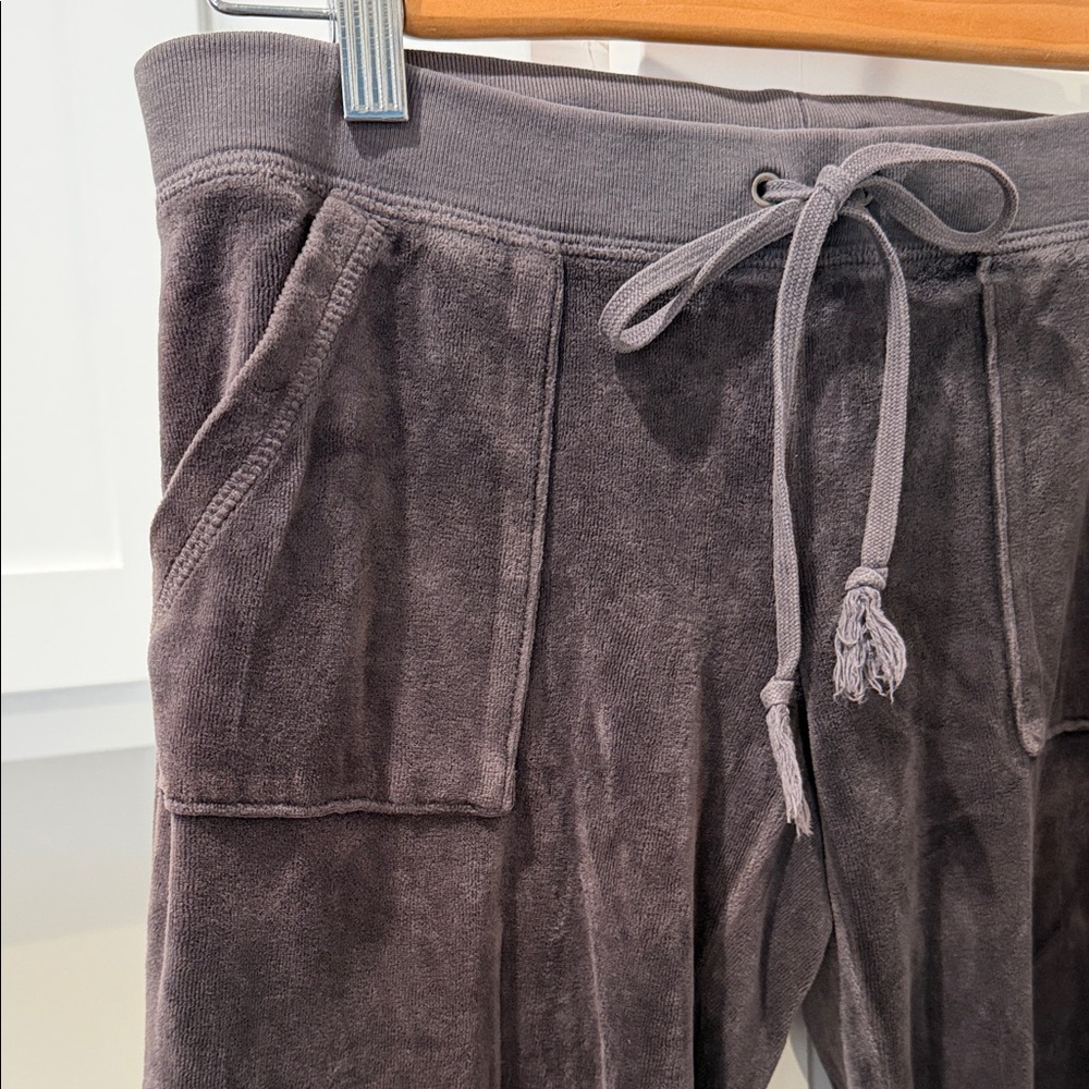 Juicy Couture Velour Gray Pants - Picture 3 of 16